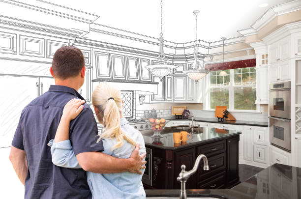 Load-bearing wall removal in Arlington by JMT Kitchen Cabinet
